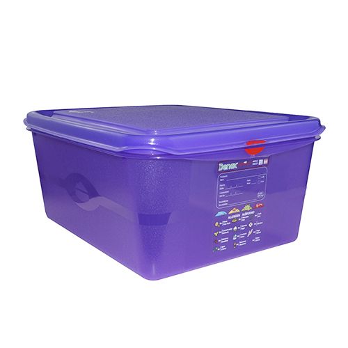 Gastronox Container 1/2 h150mm 10lt Air-Tight Allergenic Box of 6 - Hospitality Connect