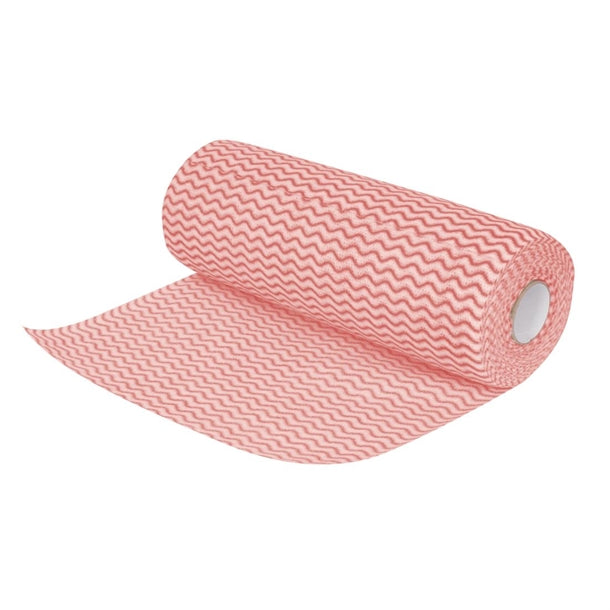 Jantex Non Woven Cloths Red (Roll 100) - Hospitality Connect