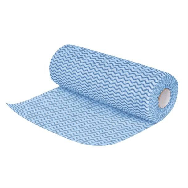 Jantex Non Woven Cloths Blue (Roll 100) - Hospitality Connect