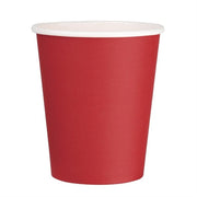 Fiesta Recyclable Hot Cup Single Wall Red 225ml (Box 1000)