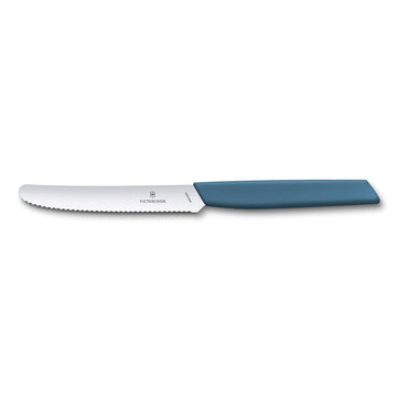 Victorinox Tomato and Table Knife, Wavy Edge 11cm - Cornflower - Hospitality Connect