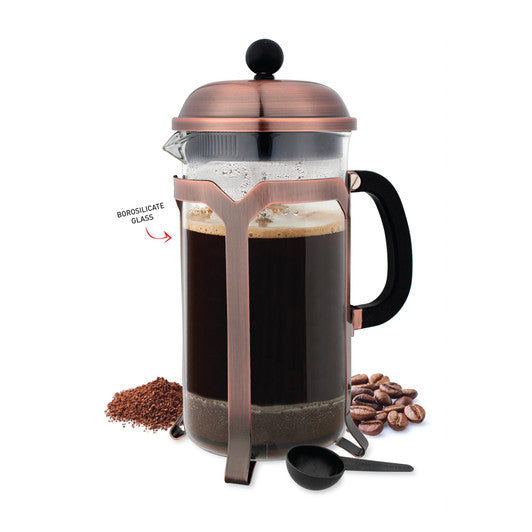 Avanti Domo Café Press Coffee Plunger, 1 Litre / 8 Cup - Antique Brass - Hospitality Connect