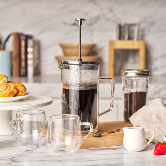 Avanti Capri Double Wall Coffee Plunger - 1 Litre - Hospitality Connect
