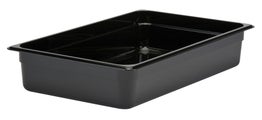 CAMBRO GN 1/1 Food Pan 100mm 13L - Black 14CW110 - Hospitality Connect