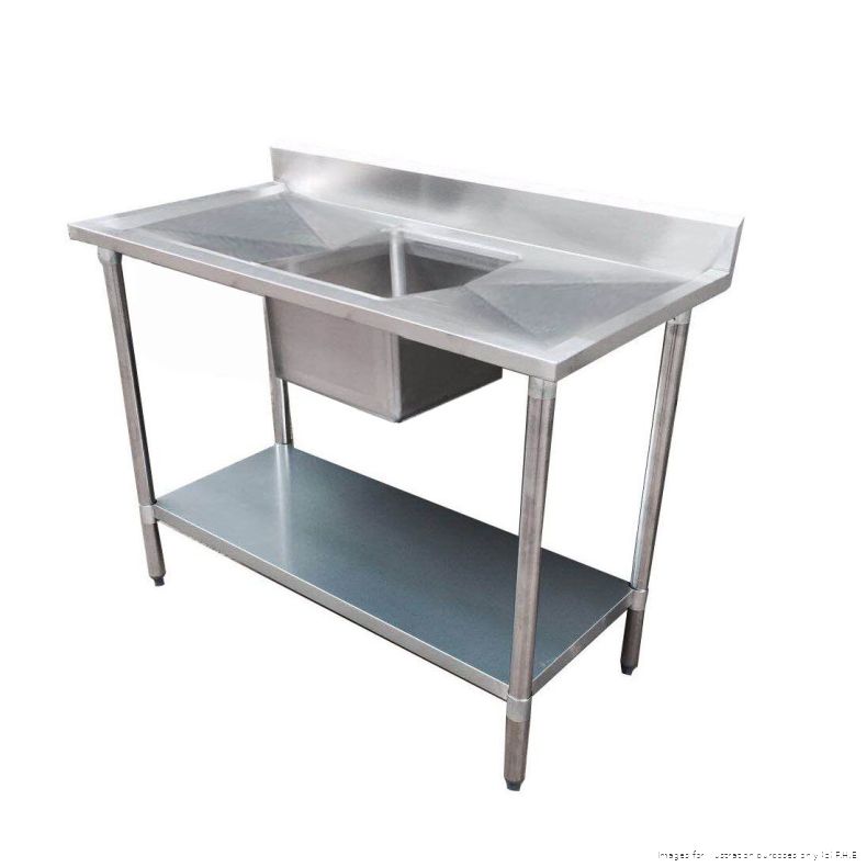 Modular Economic 304 Grade SS Centre Single Sink Bench 1200x600x900 sink  1200-6-SSBC