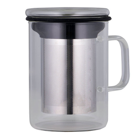 Avanti Tea Mug with Infuser, 350ml  - Black - Hospitality Connect