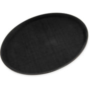 1600GL004 Carlisle GripLite® Round Polypropylene Tray 410mm in Black with rubber liner to prevent slipping - 12 per pack - pack price - Hospitality Connect