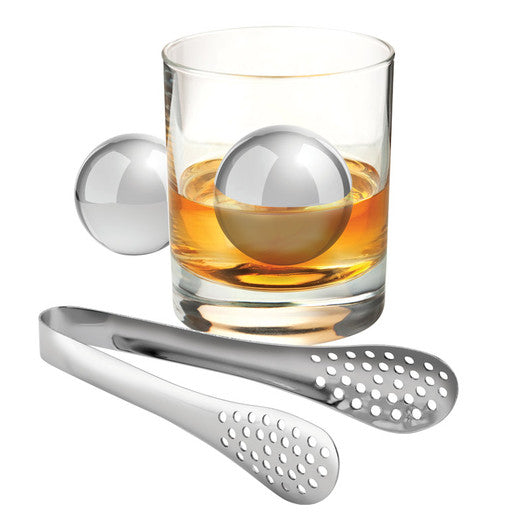 Avanti Ice Ball Set with Tongs and Velvet Pouch in Magnetic Gift Box - Hospitality Connect