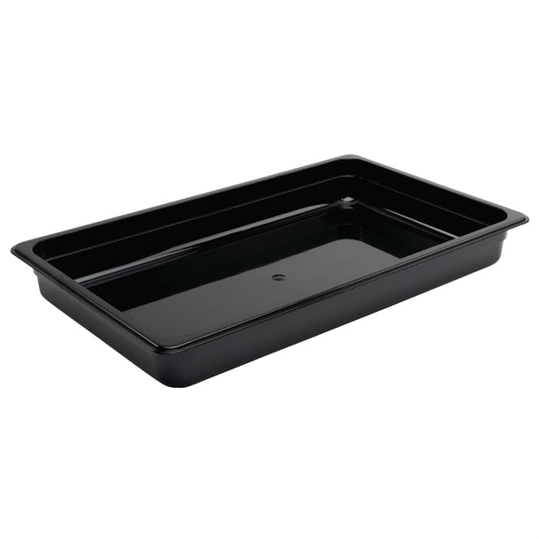 Vogue Black Polycarbonate - GN 1/1 65mm - Hospitality Connect