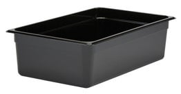 CAMBRO GN 1/1 Food Pan 150mm 19.5L- Black 16CW110 - Hospitality Connect
