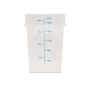KH CLASSIK CHEF FOOD GRADE SQUARE STORAGE 22.0lt PC CLEAR - Hospitality Connect