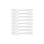 TABLEKRAFT LUXOR CAKE FORK SET 8pc 18/0 148mm
