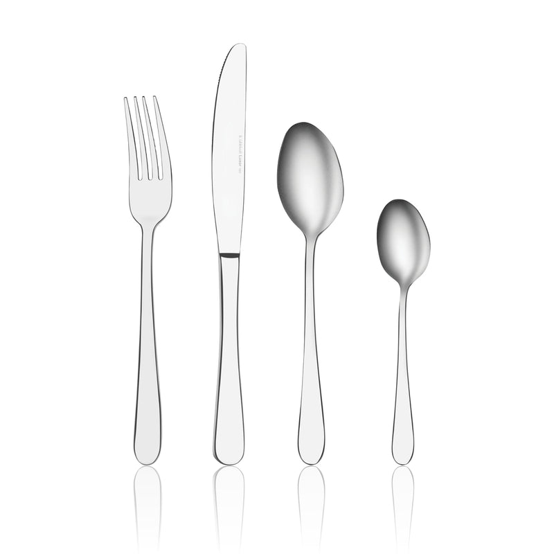 TABLEKRAFT LUXOR CUTLERY SET 24pc 18/0 COMP BOXED