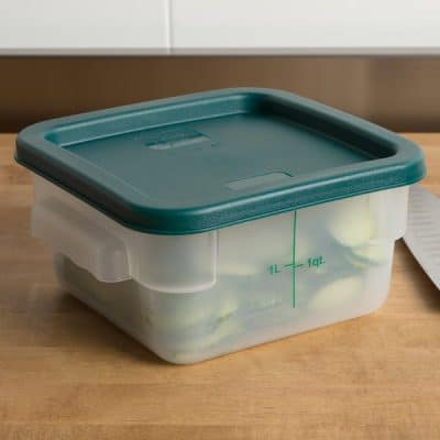 KH CLASSIK CHEF FOOD GRADE SQUARE STORAGE 1.9ltr PP TRANSLUCENT -5 TO 80C° - Hospitality Connect