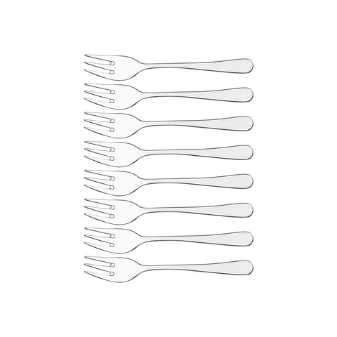 TABLEKRAFT YORK CAKE FORK SET 8pc 18/0 - Hospitality Connect