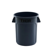 TRUST COMMERCIAL THOR ROUND BIN 38LT GREY (1011GY) FOOD GRADE (CTN OF 6)