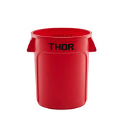 TRUST COMMERCIAL THOR ROUND BIN 75LT RED (1012RD) FOOD GRADE (CTN OF 6)