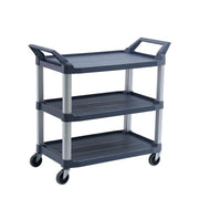 TRUST COMMERCIAL 3 TIER 1030 x 510 x 960mm LARGE GREY (4021)
