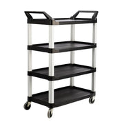 TRUST COMMERCIAL 4 TIER 1030 x 510 x 1290mm LARGE BLACK (4026)