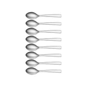 TABLEKRAFT AMALFI TEASPOON SET 8pc 18/10 134mm