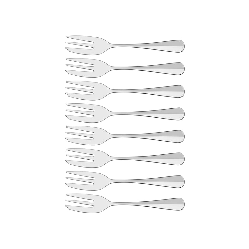 TABLEKRAFT BOGART CAKE FORK SET 8pc 18/10 145mm