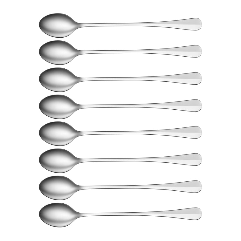 TABLEKRAFT BOGART SODA SPOON SET 8pc 18/10 203mm