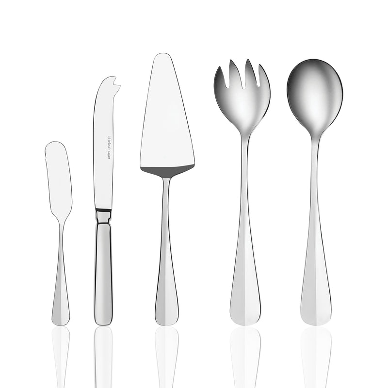 TABLEKRAFT BOGART HOSTESS SET 5pc 18/10