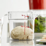CAMBRO Food Storage Container Round .9L Clear Box of 6 - Hospitality Connect