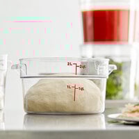 CAMBRO Food Storage Container Round 1.9L Clear Box of 6 - Hospitality Connect
