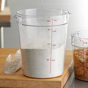 CAMBRO Food Storage Container Round 7.6LClear Box of 6 - Hospitality Connect