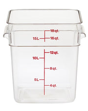 Cambro Camwear Storage Container 7.6L - Clear Box of 6 - Hospitality Connect