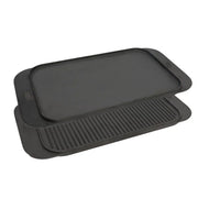 KH KHAST GRIDDLE 480 X 260MM RECTANGLE REVERSIBLE GRIDDLE