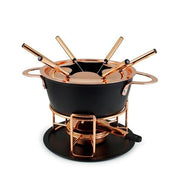 SWISSMAR Fondue Realp 11 Piece Fondue Set - Black and Copper - Hospitality Connect