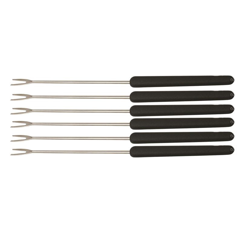 SWISSMAR Fondue Meat Fondue Forks Set of 6 - Black - Hospitality Connect