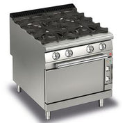 BARON 4 Burner Gas Cook Top With Electric Oven - Hospitality Connect