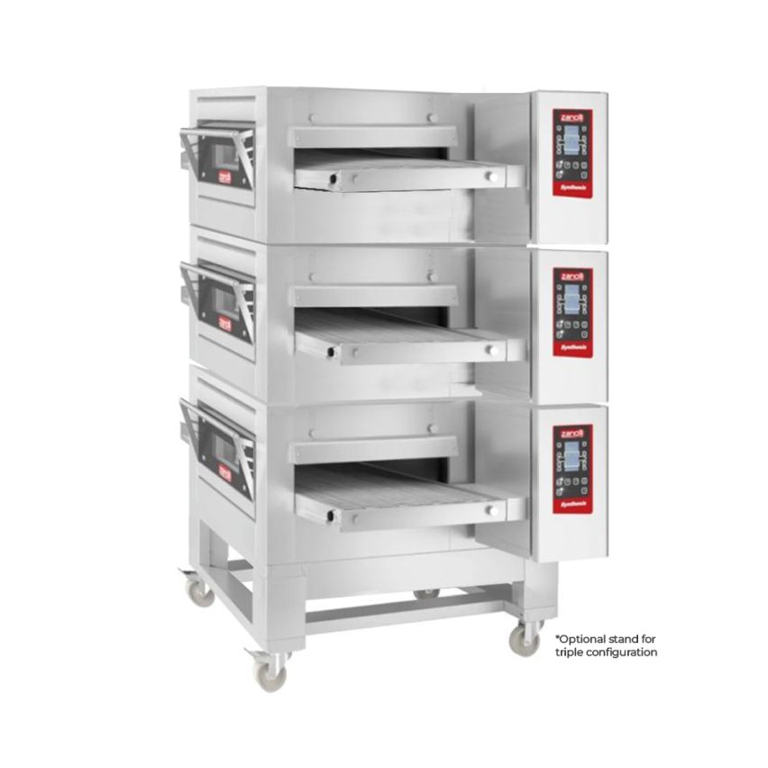 Zanolli Synthesis 08/50G-3 Triple Stacked 20 Inch Gas Impingment Conveyor Oven1SV4402C-3