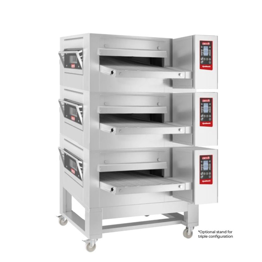 Zanolli Synthesis 11/65G-3 Triple Stacked 26 Inch Gas Impingment Conveyor Oven1SV4404C-3