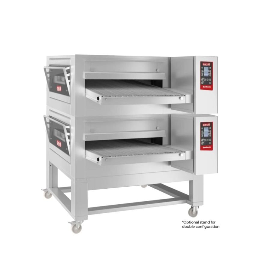 Zanolli Synthesis 12/80G-2 Double Stacked 32 Inch Gas Impingment Conveyor Oven1SV4405C-2