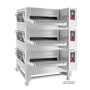 Zanolli Synthesis 12/80G-3 Triple Stacked 32 Inch Gas Impingment Conveyor Oven1SV4405C-3