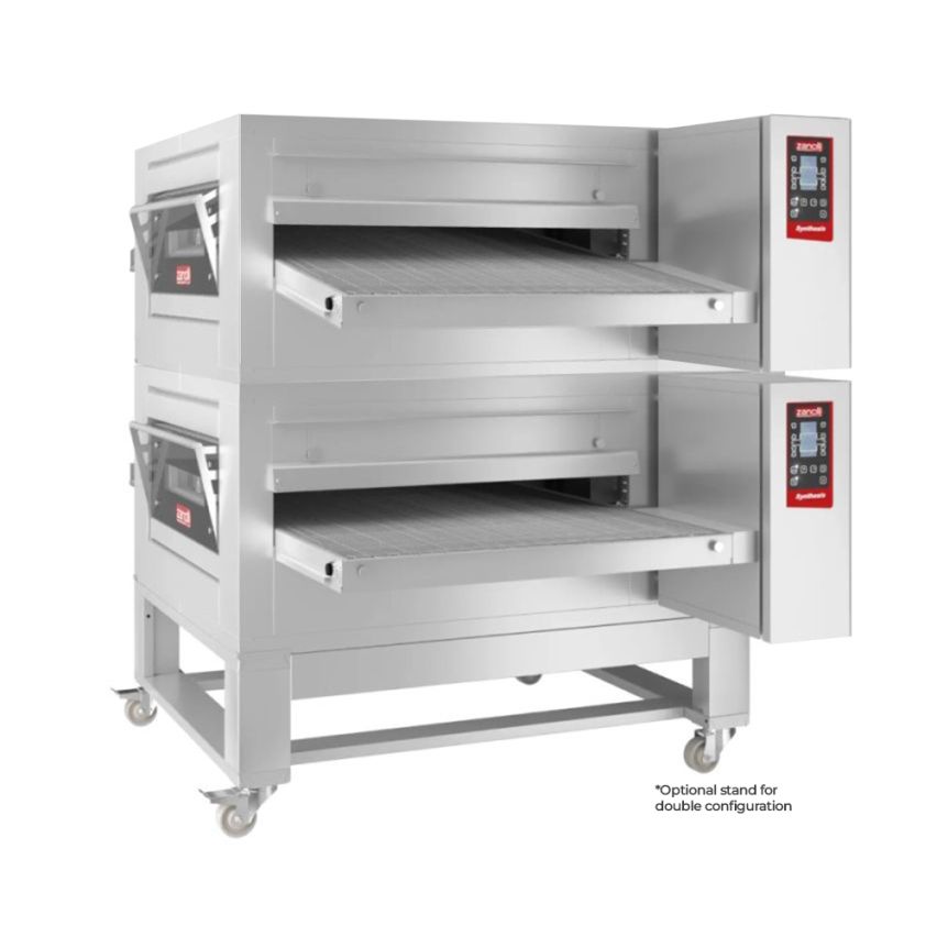 Zanolli Synthesis 12/100G-2 Double Stacked 40 Inch Gas Impingment Conveyor Oven1SV4503C-2