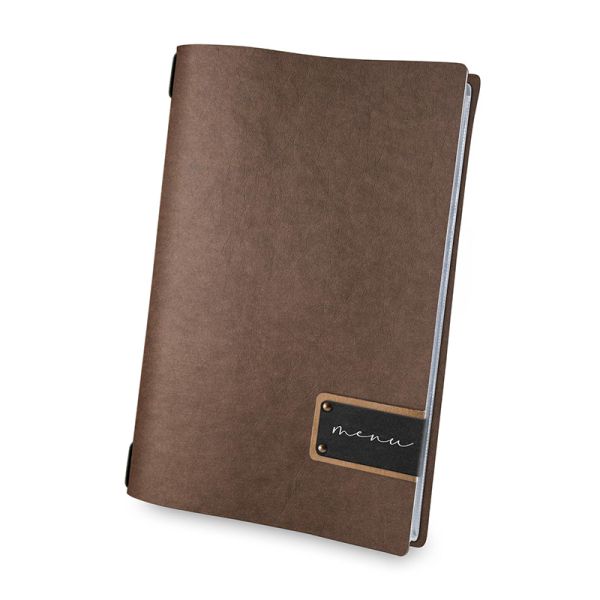 Menu Ecomoda Brown A4 - Menu label - E3A44ZE - Hospitality Connect
