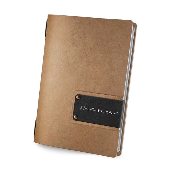 Menu Ecomoda Natural A5 - Menu label - E3GO4NE - Hospitality Connect
