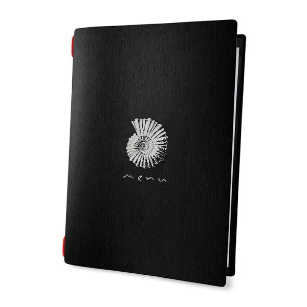 Menu Custom Eco Black Nettuno A4 - COA431M - Hospitality Connect