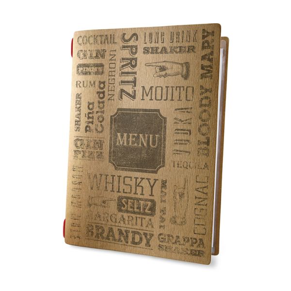 Menu Custom Eco Natural Chicago A4 - COA43P3M - Hospitality Connect