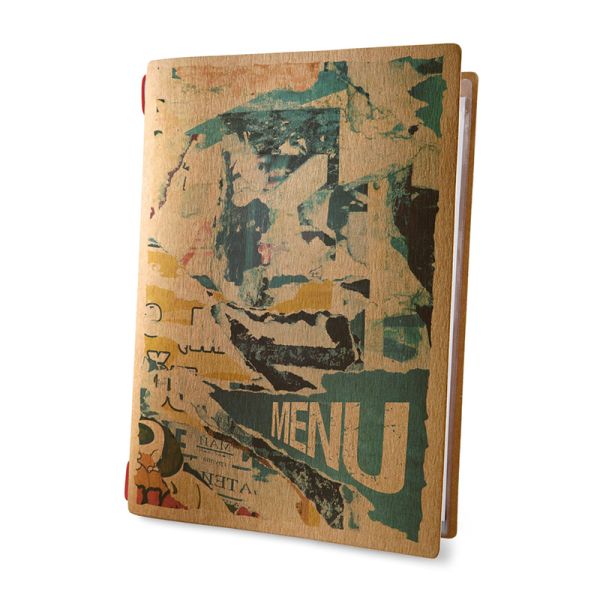 Menu Custom Eco Natural Street Art A4 - COA43SM - Hospitality Connect