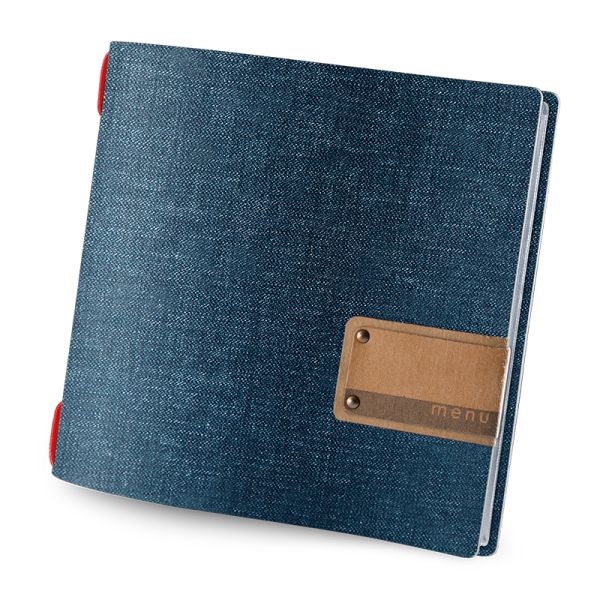 Menu Jute Ice Blue 4RE - Menu label - MM4R4CE - Hospitality Connect