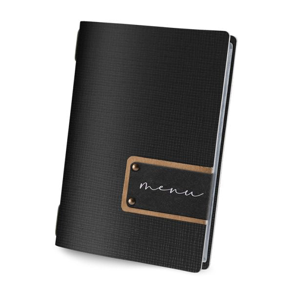Menu Chef Black A5 - Menu label - F3GO4XE - Hospitality Connect