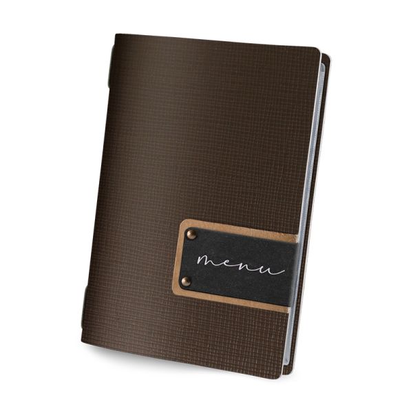 Menu Chef Brown A5 - Menu label - F3GO4ZE - Hospitality Connect