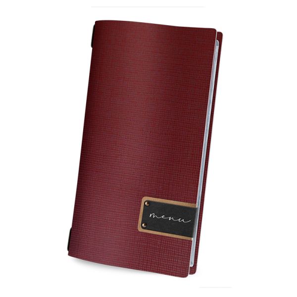 Menu Chef Burgundy 4RE - Menu label - F34R4OE - Hospitality Connect