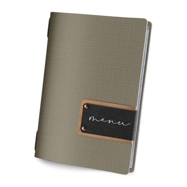 Menu Chef Grey A5 - Menu label - F3GO4GE - Hospitality Connect